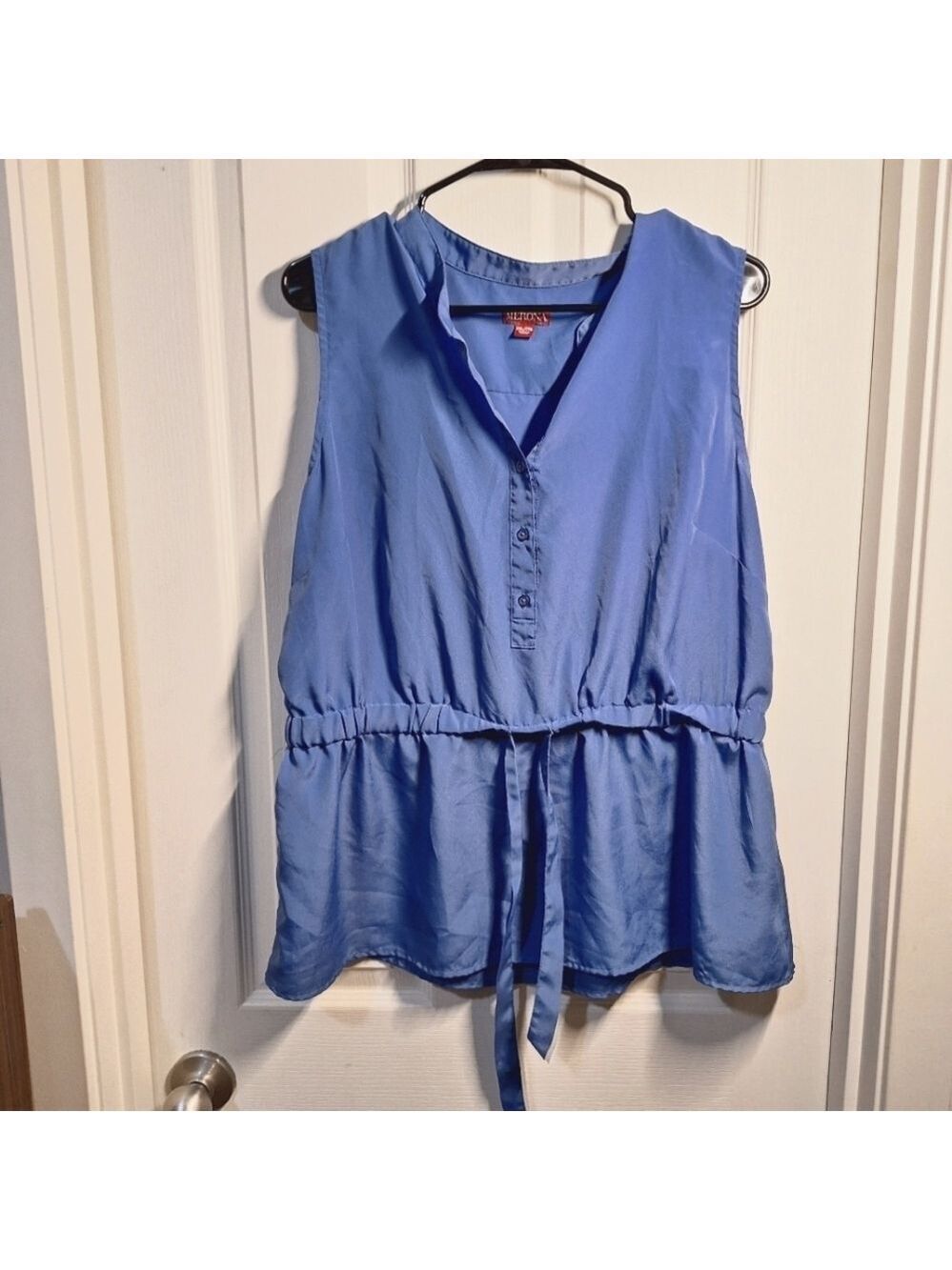 Merona Cornflower Blue Sleeveless Top XXL